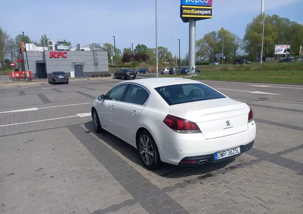 dolnośląskie Peugeot 508 cena 38000 przebieg: 175326, rok produkcji 2017 z Kolno